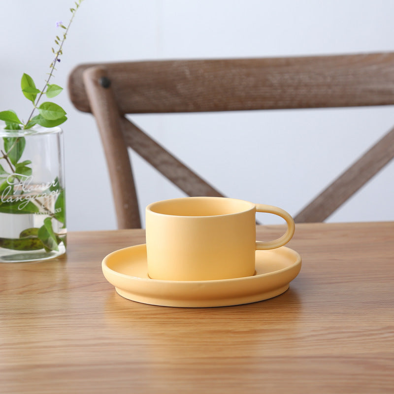 Elegant Tulip Ceramic Cup Set, 200ml