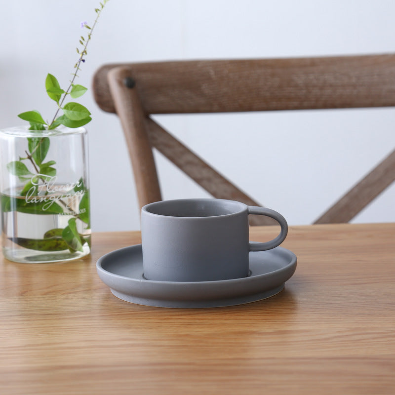 Elegant Tulip Ceramic Cup Set, 200ml