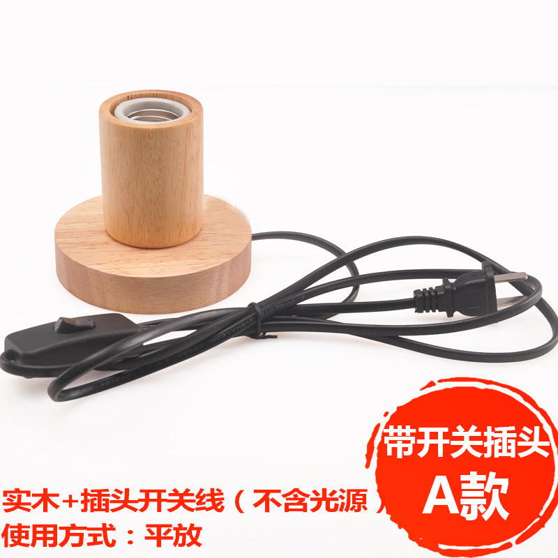Cozy Glow Wooden Night Lamp Base