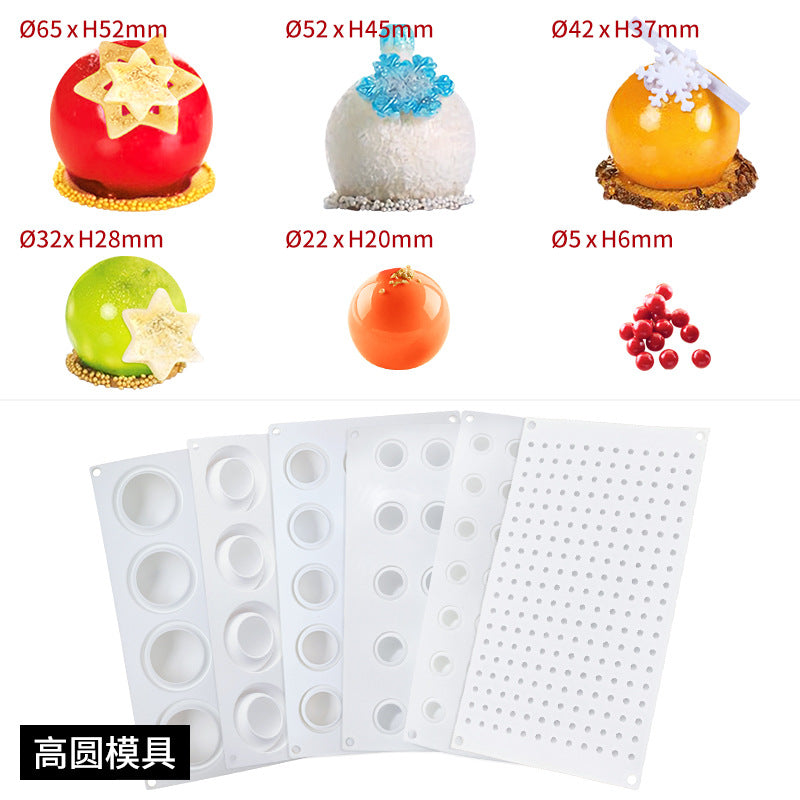Silicone Dessert Master Mold for Mousse & Ice Cream