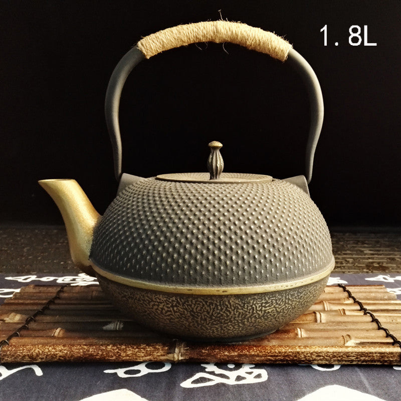 Japanese Nambu Cast Iron Teapot Gift Set (Handcrafted)