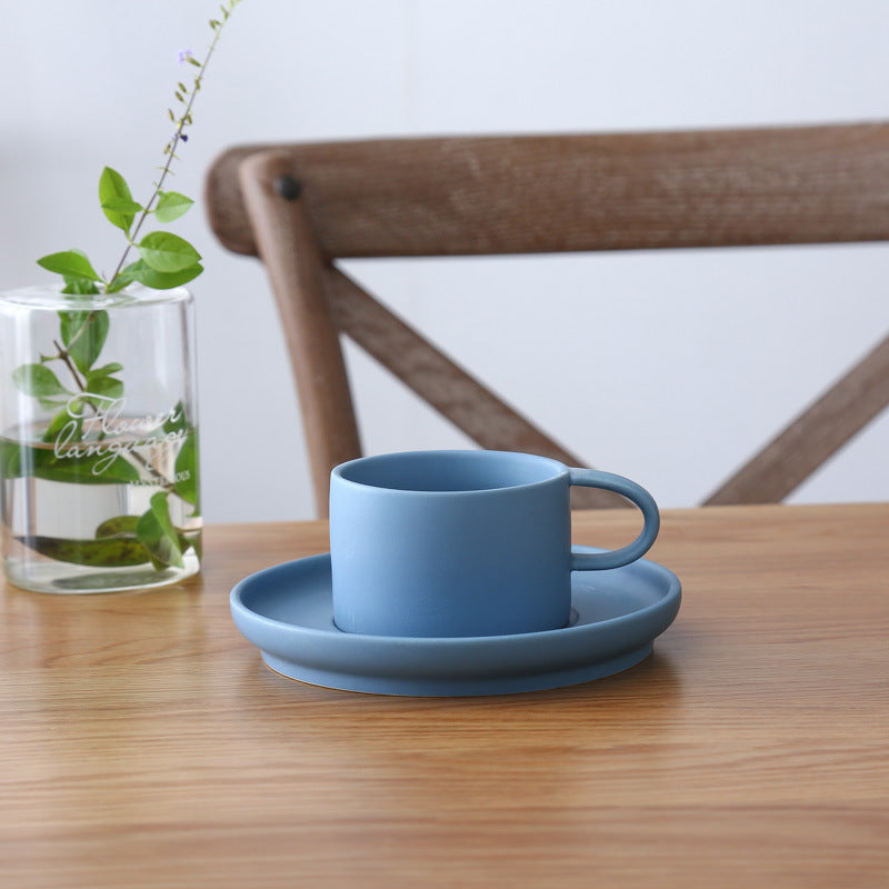 Elegant Tulip Ceramic Cup Set, 200ml