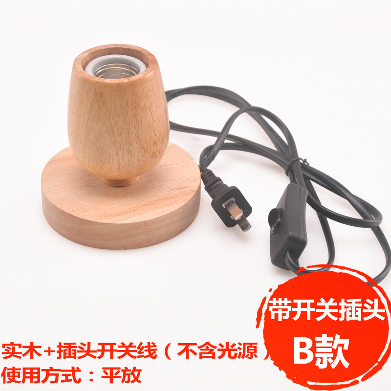 Cozy Glow Wooden Night Lamp Base