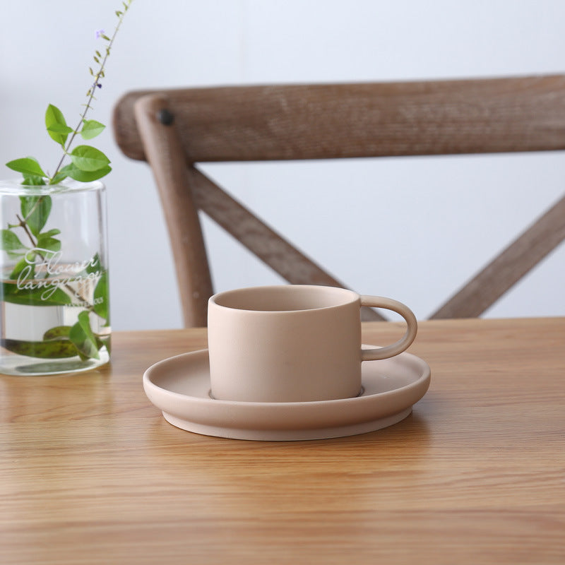 Elegant Tulip Ceramic Cup Set, 200ml