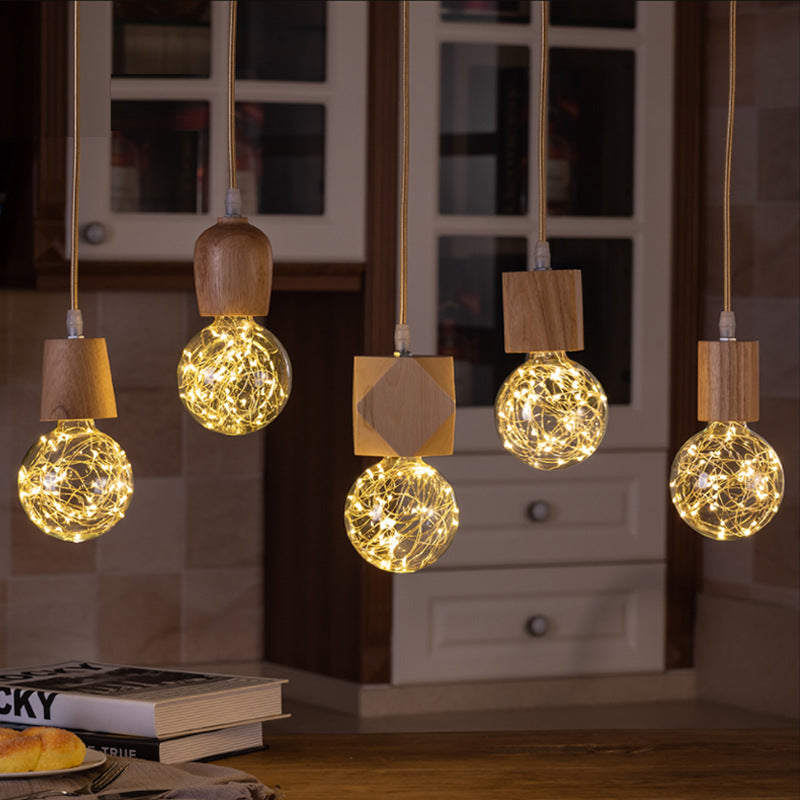 Cozy Glow Wooden Night Lamp Base