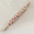 Holiday Cookie Carver Rolling Pin