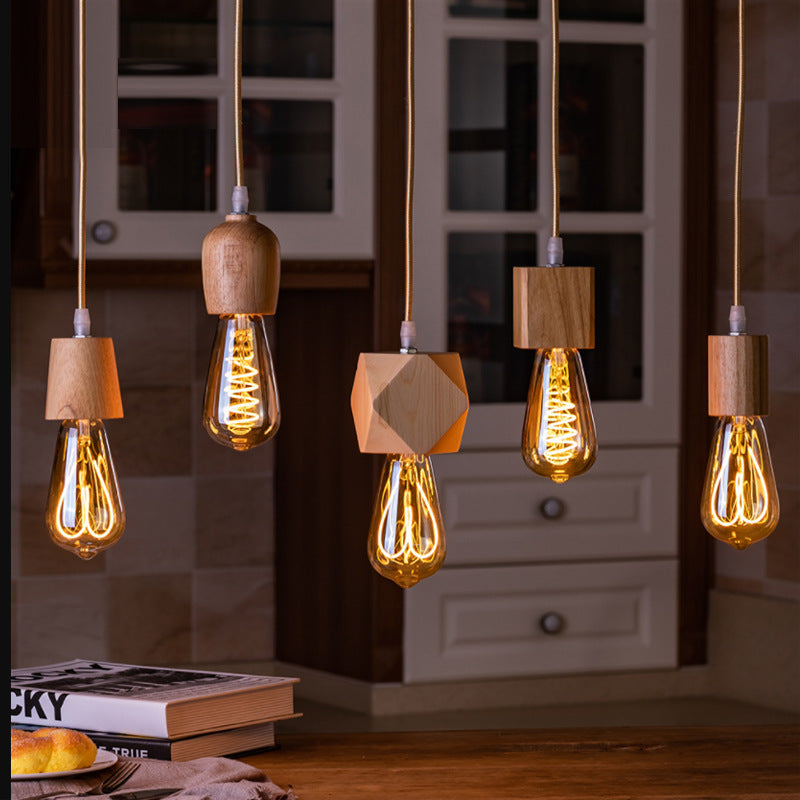 Cozy Glow Wooden Night Lamp Base