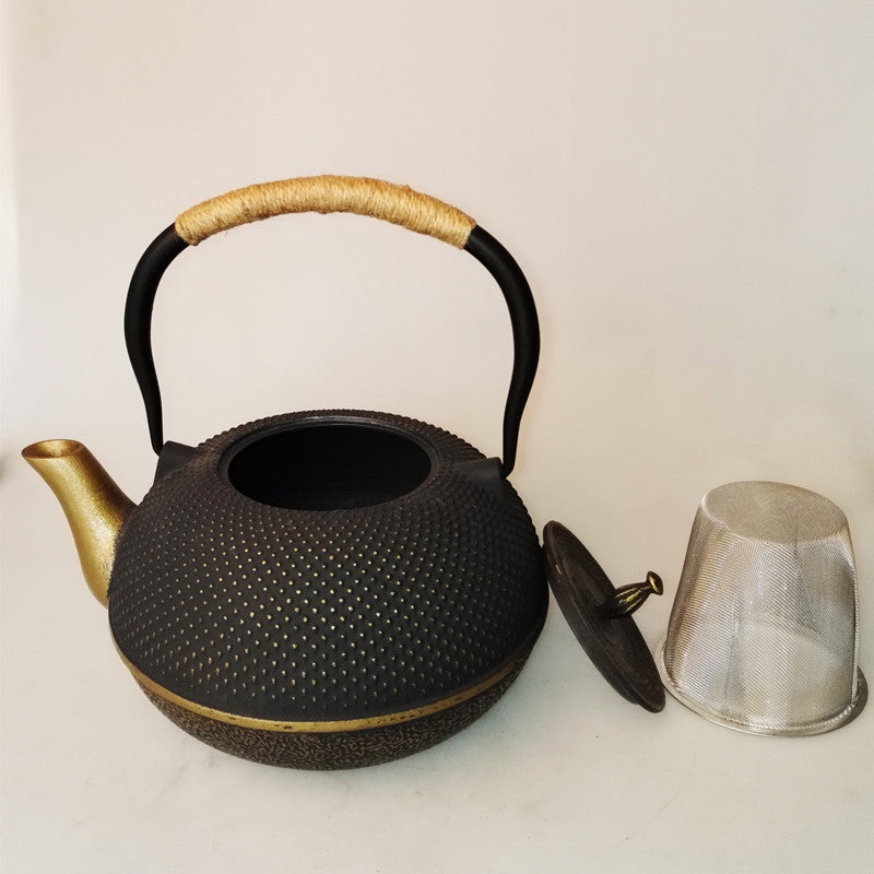 Japanese Nambu Cast Iron Teapot Gift Set (Handcrafted)