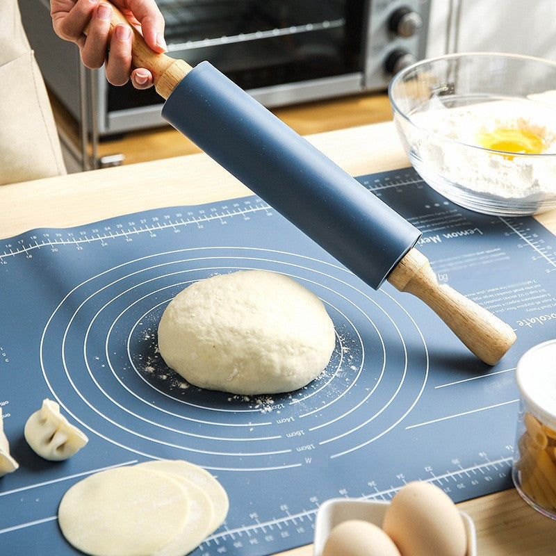 GripSure Thick Rolling Pin & Spacious Baking Mat