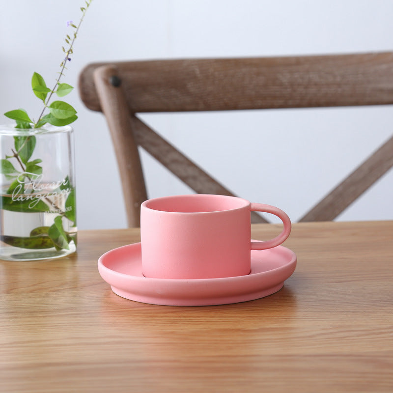 Elegant Tulip Ceramic Cup Set, 200ml