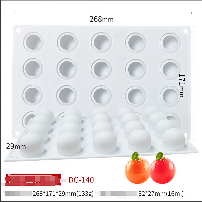 Silicone Dessert Master Mold for Mousse & Ice Cream