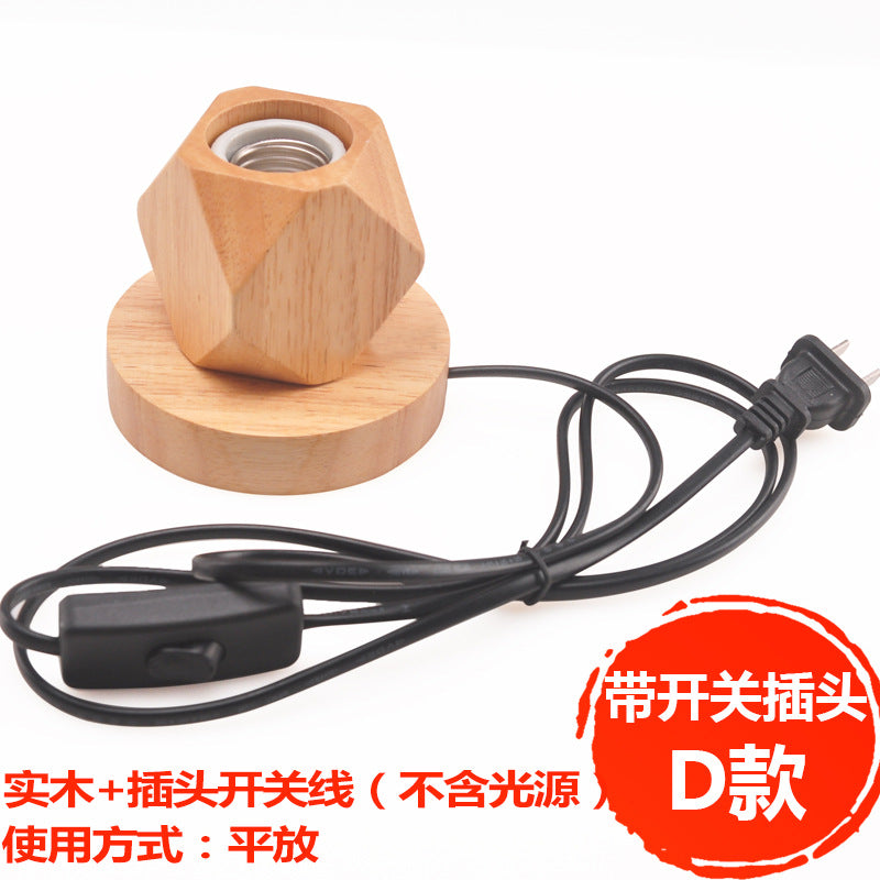 Cozy Glow Wooden Night Lamp Base